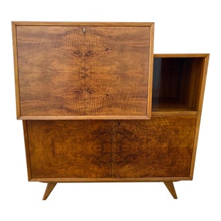 J.O. Carlssons Swedish Mid Century Modern Bar Cabinet For Sale