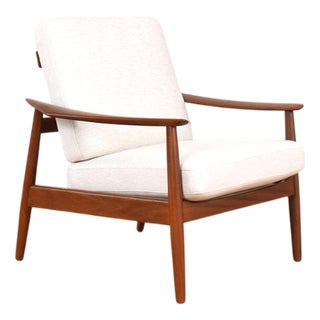 Mid-Century Modern Danish Chair in Teak by Arne Vodder for France & Son, 1960s For Sale