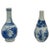 Blue and White Dollhouse Miniature Vases in Chinese Porcelain, 18th Century, Set of 2 For Sale - Image 12 of 12