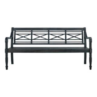 Lloyd Bench in Dark Slate Grey For Sale