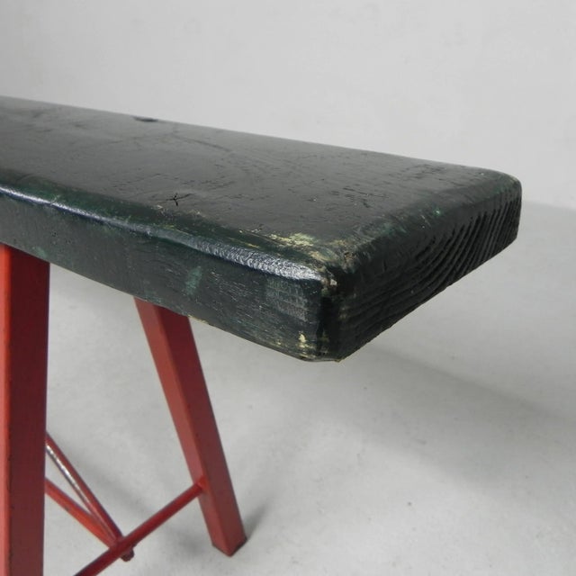 Vintage Industrial Bench, 1960s For Sale - Image 4 of 18
