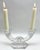 Belgian Crystal Candlesticks by Val Saint Lambert, 1930s, Set of 3 For Sale - Image 3 of 15