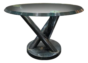 Italian Architectural Tripod Side Table, 1970s
