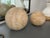 Contemporary Vintage Alabaster Carved Balls - Set of 2 For Sale - Image 3 of 4