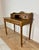 English Oak Writing Desk with Raised Gallery and Drawers, 1930s For Sale - Image 13 of 15