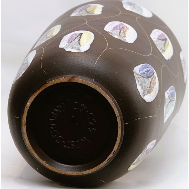 Ceramic Kongo Floor Vase by Bodo Mans for Bay Keramik, West Germany, 1950s For Sale - Image 7 of 10