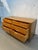 Mid-Century Six Drawer Walnut & Brass Lowboy Dresser by West Michigan Furniture Co. Attributed For Sale - Image 9 of 17