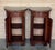 1890 Biedermeier Style Drum Tables with Drawer and Door, A Pair For Sale - Image 10 of 18