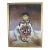 1980s Chinese Child Prayer Inspired Framed Portrait Oil on Canvas For Sale