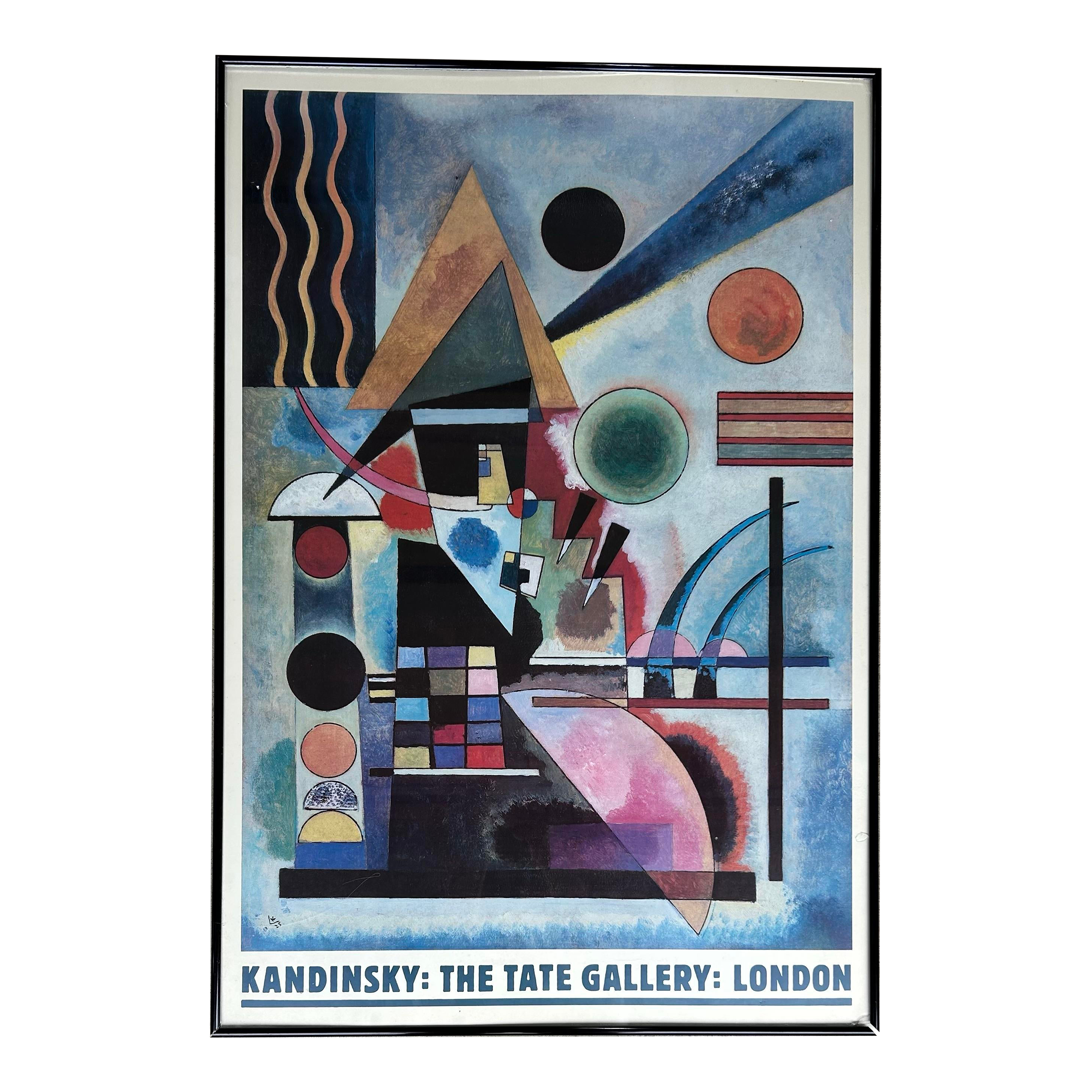 Vintage Kandinsky Poster 'Swinging' ~ the Tate Gallery London