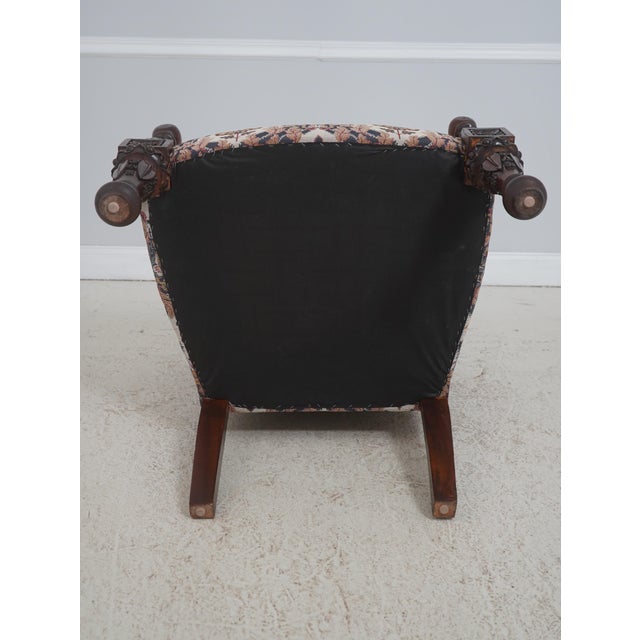 Pair Large Swan Carved Mahogany Throne Chairs For Sale - Image 18 of 18