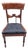Biedermeier Side Chair in Mahogany For Sale