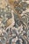 A decorative tapestry from the mid-20th century made using the jacquard technique, depicting a romantic landscape with a...