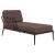 Ribbons Chocolate Right Chaise Longue by Mowee For Sale