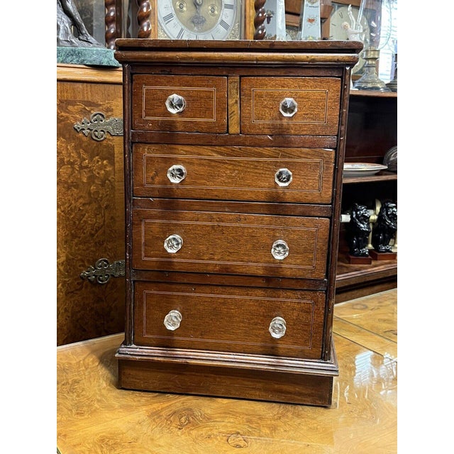 Victorian Chest of Drawers, Set of 5 For Sale - Image 3 of 17