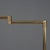 Gold Mid-Cerntury Floor Lamp, 1960s For Sale - Image 8 of 11