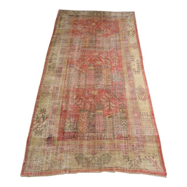 Mid 19th Century Antique Samarkand Rug For Sale