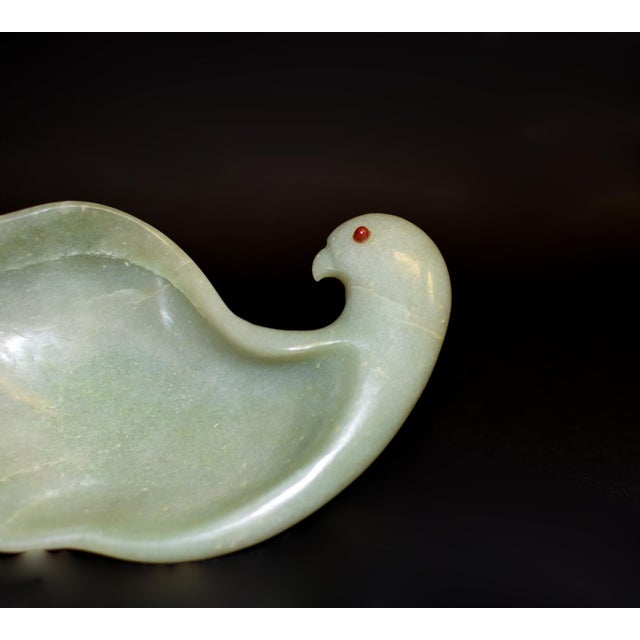 Aventurine Quartz Dove Bowl Hand Crafted Gemstone Bowl For Sale - Image 10 of 16