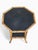 1970s Vintage Octagonal Bamboo Side Table With Black Cane Tops For Sale - Image 13 of 18