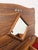 Wood Antique Vanity Side Table with Hinged Lid, 1890s For Sale - Image 7 of 12