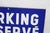 Blue and White Enamel Metal Traffic Sign, 1950s For Sale - Image 13 of 17