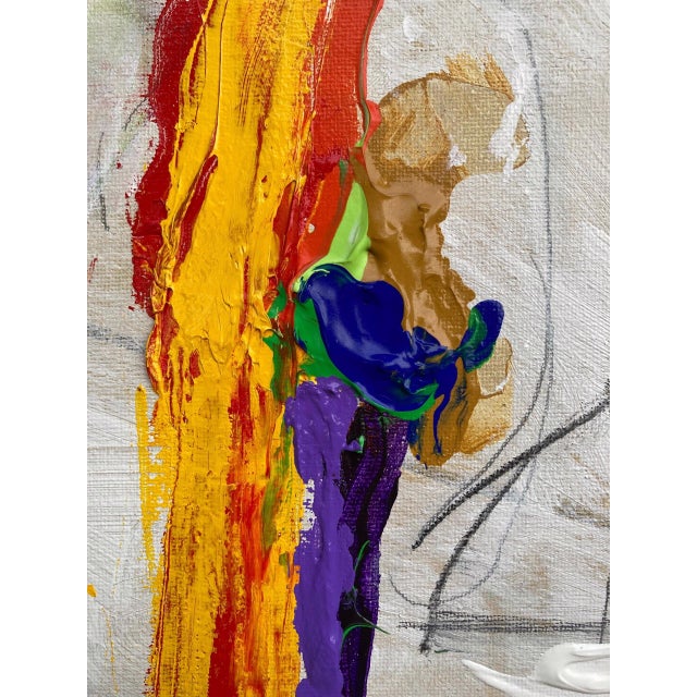 Cantilever (Framed Abstract Contemporary Painting), G. Campbell Lyman, Framed For Sale - Image 4 of 7