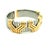 Modern 1990s Bulgari Parentesi Tubogas 18k Gold & Stainless Steel Cuff Bracelet For Sale - Image 3 of 12