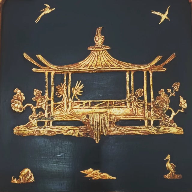Friedman Brothers Friedman Brothers Large Chinoiserie Wall Mirror For Sale - Image 4 of 12