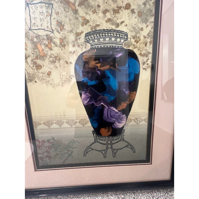 We have for your consideration a very beautiful 1980s postmodern print art manufactured by Windsor and designed by the...