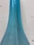 Italian Hand Blown Blue Vessel With Stopper For Sale - Image 9 of 12