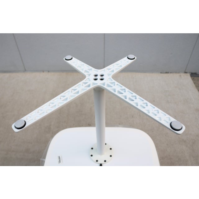 Modern Davis Furniture Lift Height Adjustable White Rectangle Occasional Table For Sale - Image 17 of 18