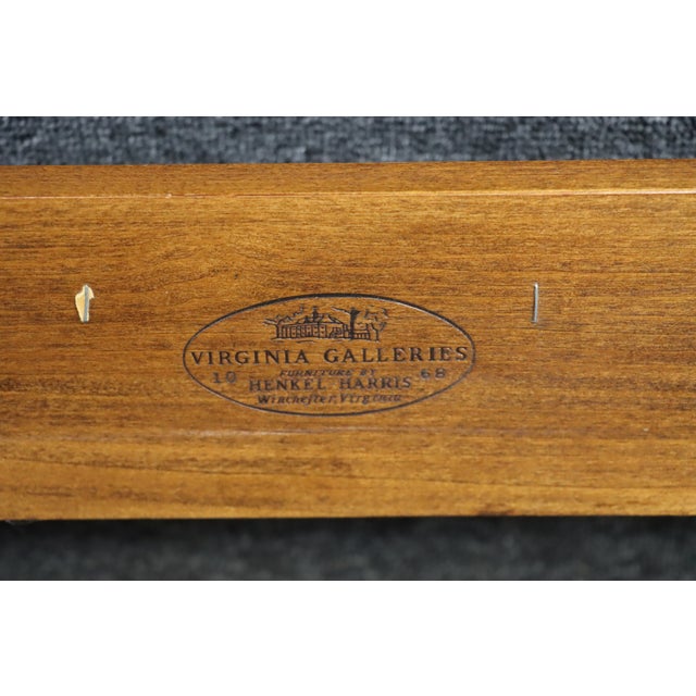 Henkel-Harris Solid Cherry Queen Bed – Early American Style For Sale - Image 11 of 11