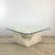 Bold geometry meets organic texture in this striking vintage 1980s coffee table, a sculptural gem that fuses form and...