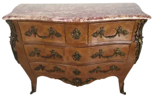 Louis XV Chest of Drawers, 1940s