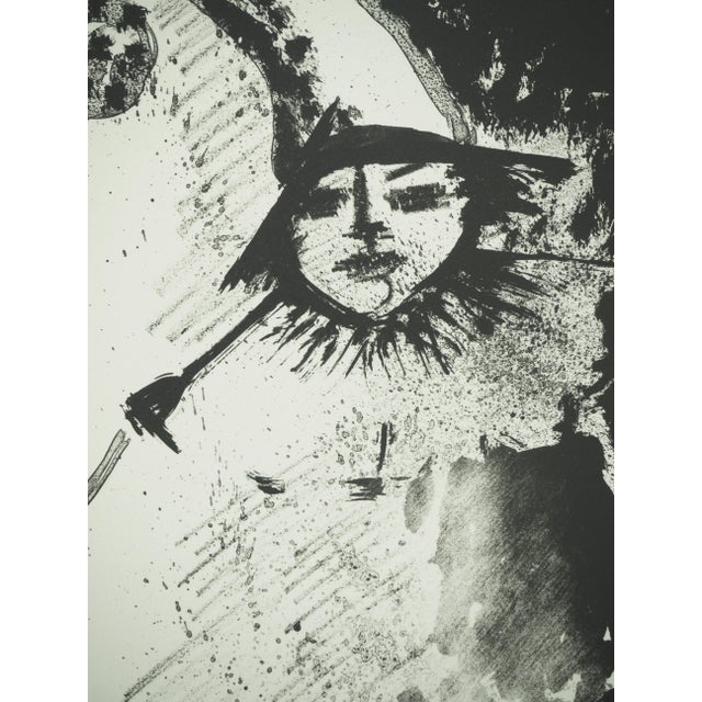 Roger Crusat, La bouffonnerie sans couleur, Lithograph For Sale - Image 4 of 7