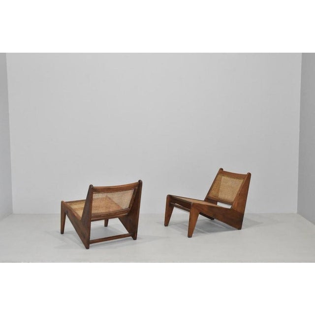 Kangaroo Chair Armchairs by Pierre Jeanneret, 1950s, Set of 2 For Sale - Image 6 of 17