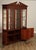 High Quality Vintage Mahogany Two Piece China Cabinet or Bookcase with Three Glazed Doors Opening to Lighted Interior and...