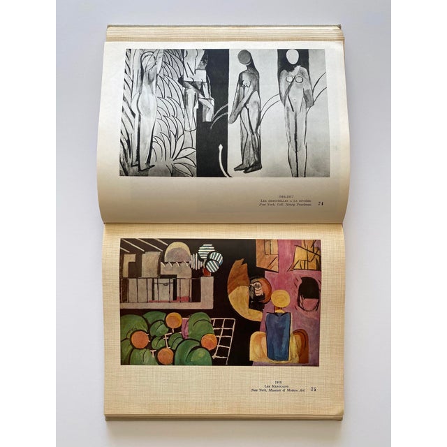 Light Yellow Henri Matisse Vintage 1958 First Edition Fine Art Lithograph Print Large Volume French Modern Art Hardcover Book For Sale - Image 8 of 18