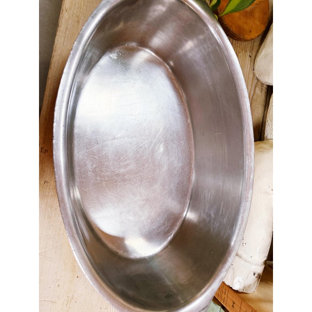 Large Antique Copper & Nickel Lidded Roaster From the Plaza Nyc For Sale In New York - Image 6 of 9