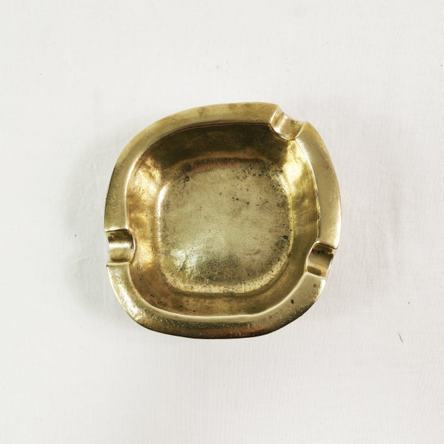 Metal Art Deco Brass Ashtray, Germany, 1960s For Sale - Image 7 of 13