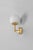 Gold sunset wall sconce by schwung dimensions: w 15 x d 16.1 x h 31 cm materials: brass, frosted glass. All our lamps can...