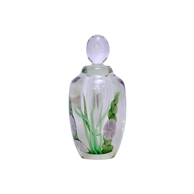 Traditional Orient & Flume Art Glass Aquarium Perfume Bottle For Sale - Image 3 of 6