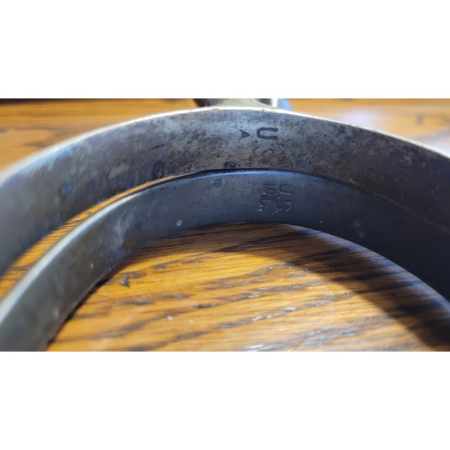 Antique Metal Spurs For Sale - Image 10 of 10