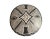 Vintage African Bamileke Tribe Wooden Shield Cameroon 17.25 " D For Sale - Image 4 of 6