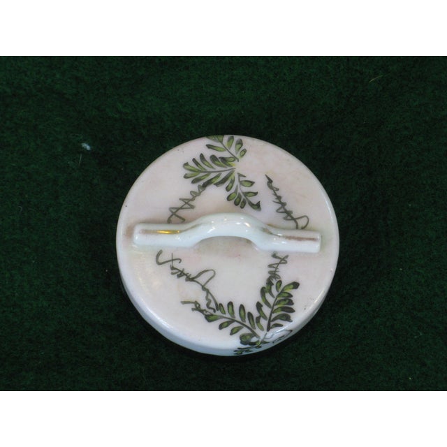 Mid 19th Century Satsuma Teapot Hand-Painted Vines & Blossoms Square Handle Japanese Meiji Period Signed For Sale - Image 11 of 18