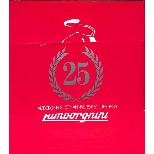 "Lamborghini's 25th Anniversary 1963-1988" Book Pasini, Stefano For Sale - Image 12 of 12
