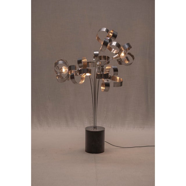 Italian Space Age Floor Lamp, 1970s For Sale - Image 4 of 12