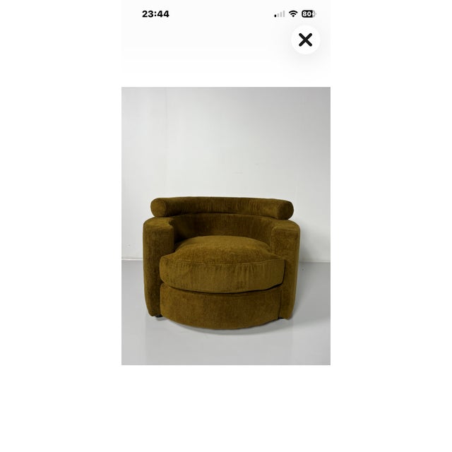 Textile Entract Chair by Hans Hopfer for Roche Bobois For Sale - Image 7 of 7