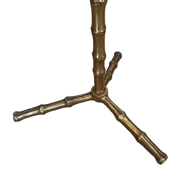 Mid-Century Modern French Baguès Style Bamboo Floor Lamp, 1960s For Sale - Image 3 of 4