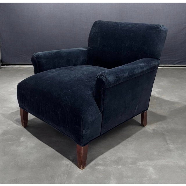 1940s 1940’s Baker Club Chair With New Fabric For Sale - Image 5 of 6